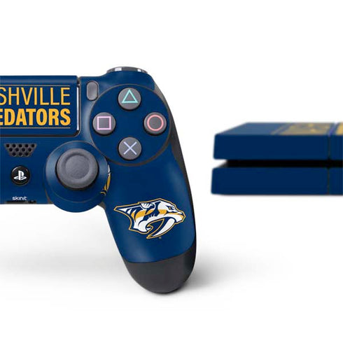 NHL Nashville Predators Lineup PS4 Console and Controller Bundle Skin