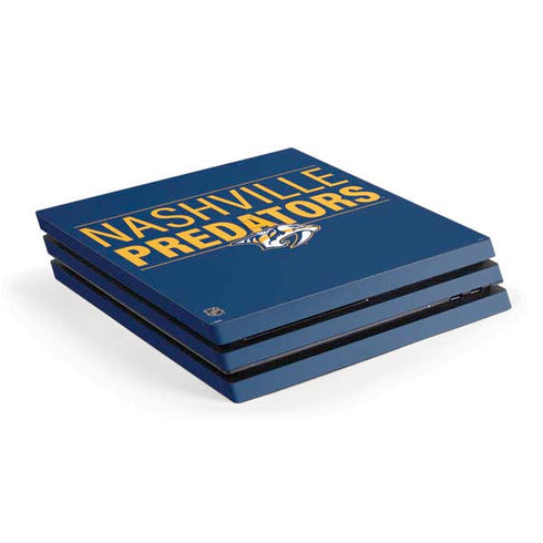 NHL Nashville Predators Lineup PS4 Pro Console Skin