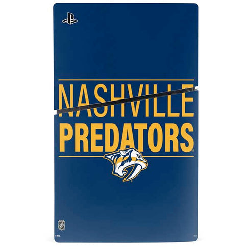 NHL Nashville Predators Lineup PS5 Slim Digital Edition Bundle Skin