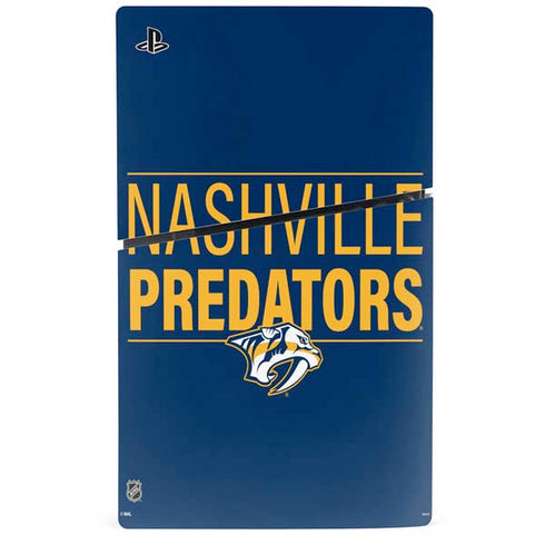 NHL Nashville Predators Lineup PS5 Slim Digital Edition Console Skin