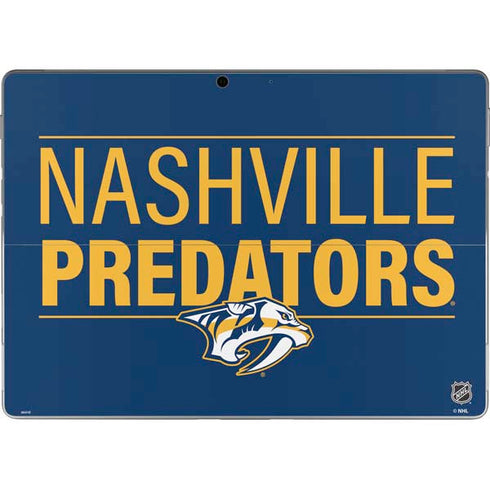 NHL Nashville Predators Lineup Surface Pro 8 Skin