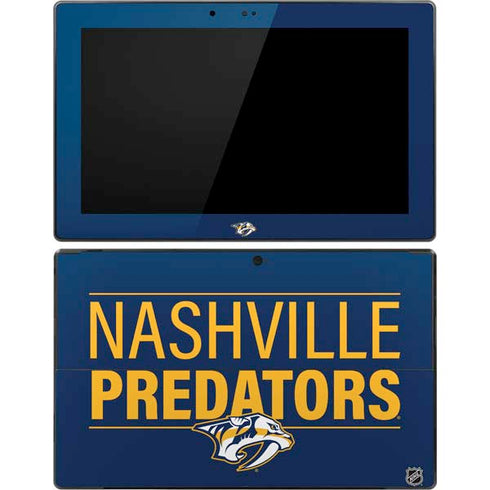 NHL Nashville Predators Lineup Surface Pro Tablet Skin