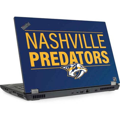 NHL Nashville Predators Lineup Lenovo ThinkPad Skin