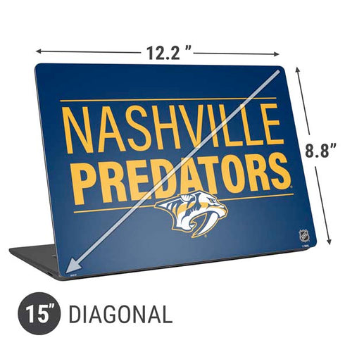 NHL Nashville Predators Lineup Universal Laptop 15in (12.2 x 8.8in) Skin