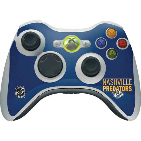 NHL Nashville Predators Lineup Xbox 360 Wireless Controller Skin