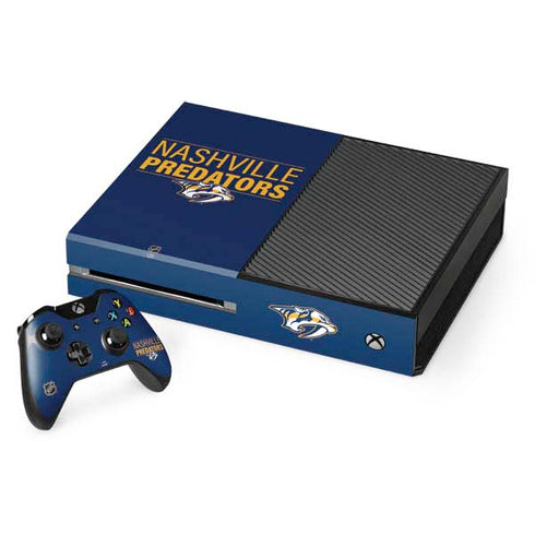 NHL Nashville Predators Lineup Xbox One Console and Controller Bundle Skin