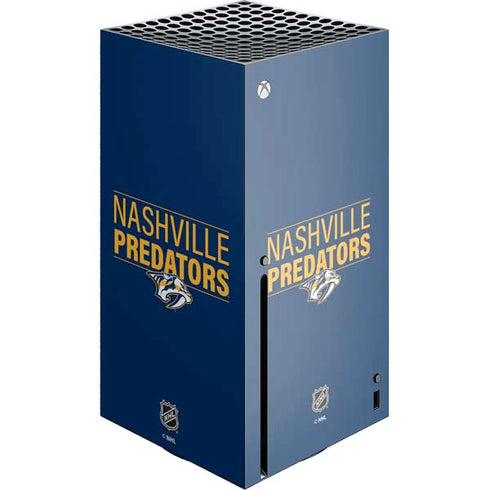 NHL Nashville Predators Lineup Xbox Series X Console Skin
