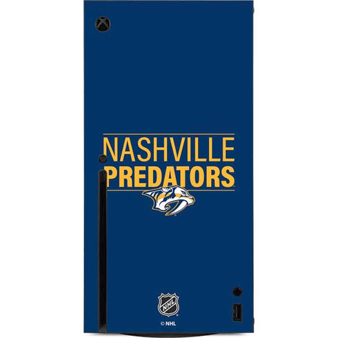 NHL Nashville Predators Lineup Xbox Series X Console Skin