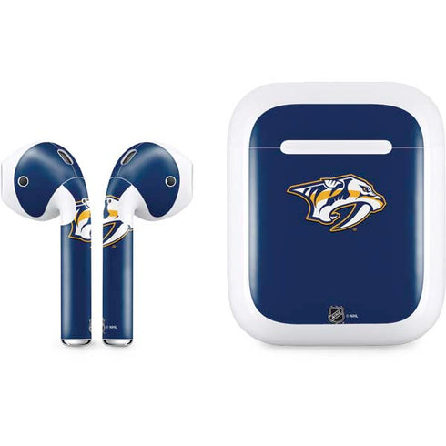 NHL Nashville Predators Logo Apple AirPods Skin