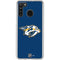 NHL Nashville Predators Logo Galaxy A21 Clear Case