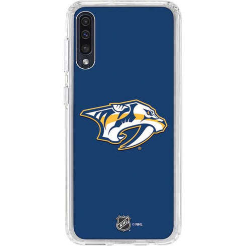 NHL Nashville Predators Logo Galaxy A50 Clear Case