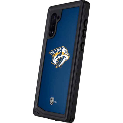 NHL Nashville Predators Logo Galaxy Note 10 Waterproof Case