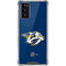 NHL Nashville Predators Logo Galaxy Note20 5G Clear Case