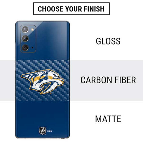 NHL Nashville Predators Logo Galaxy Note20 5G Skin