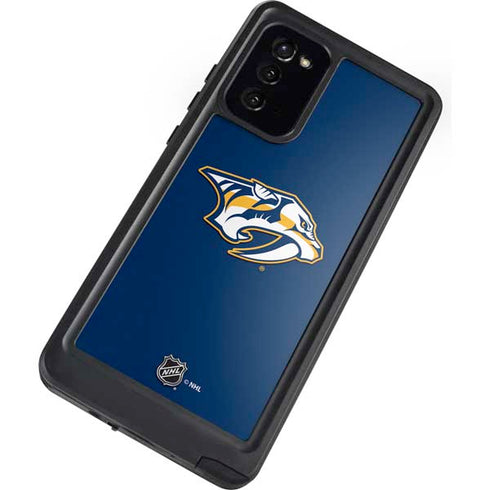 NHL Nashville Predators Logo Galaxy Note20 5G Waterproof Case