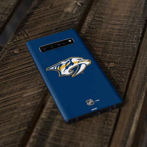 NHL Nashville Predators Logo Galaxy S10 Skin