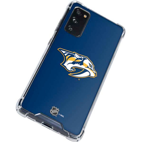 NHL Nashville Predators Logo Galaxy S20 FE Clear Case