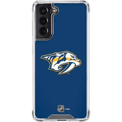 NHL Nashville Predators Logo Galaxy S22 Clear Case