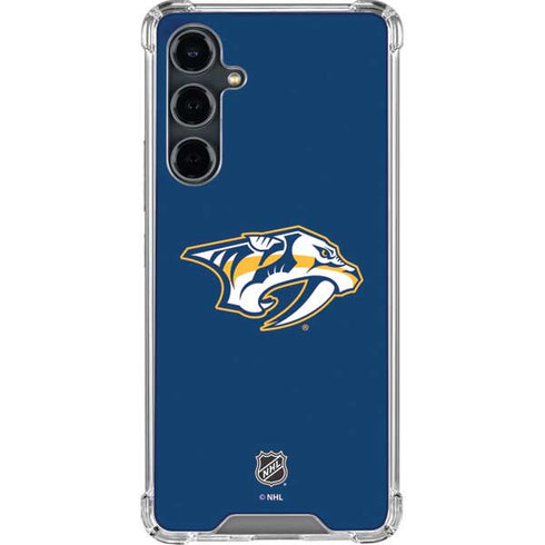 NHL Nashville Predators Logo Galaxy S23 FE Clear Case