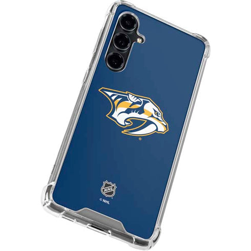 NHL Nashville Predators Logo Galaxy S23 FE Clear Case