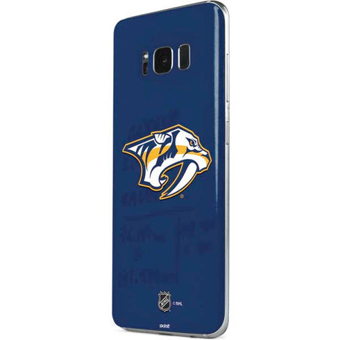 NHL Nashville Predators Logo Galaxy S8 Skin
