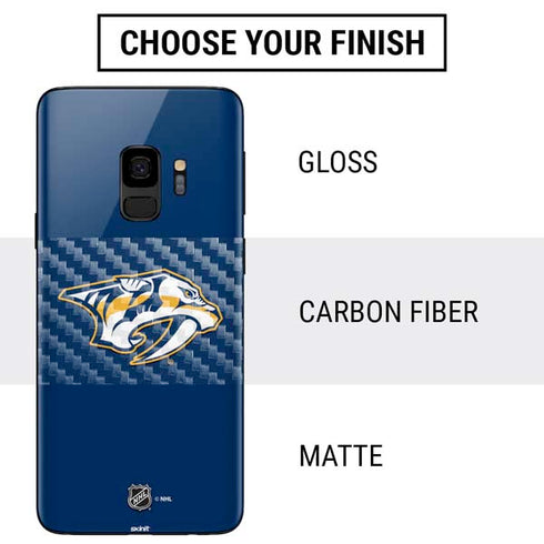 NHL Nashville Predators Logo Galaxy S9 Skin