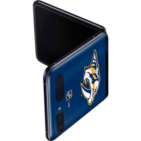 NHL Nashville Predators Logo Galaxy Z Flip Skin