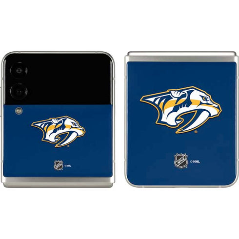 NHL Nashville Predators Logo Galaxy Z Flip3 5G Skin