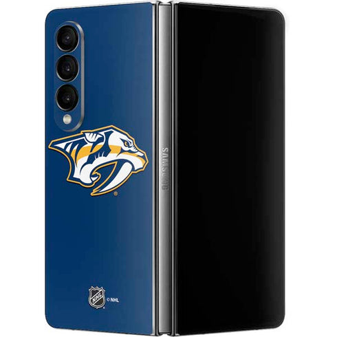 NHL Nashville Predators Logo Galaxy Z Fold4 5G Skin