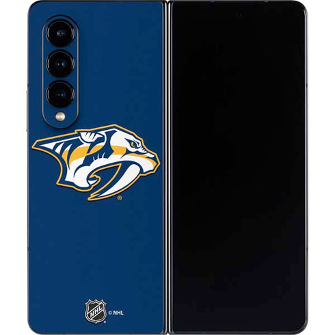 NHL Nashville Predators Logo Galaxy Z Fold4 5G Skin