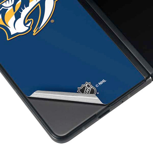 NHL Nashville Predators Logo Galaxy Z Fold4 5G Skin