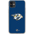 NHL Nashville Predators Logo iPhone 11 Clear Case