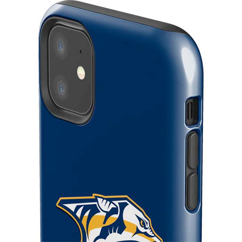 NHL Nashville Predators Logo iPhone 11 Impact Case