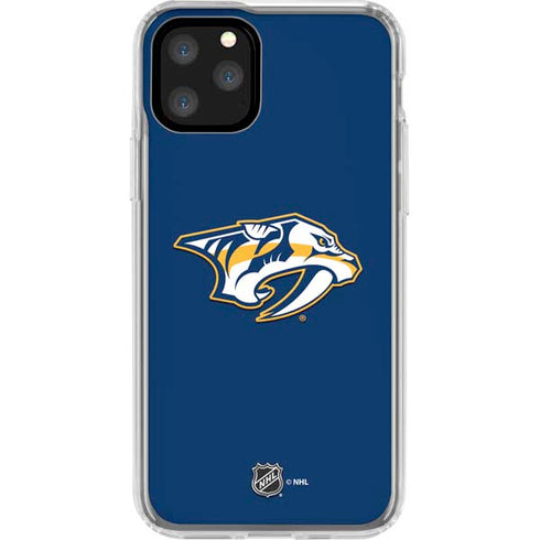 NHL Nashville Predators Logo iPhone 11 Pro Clear Case
