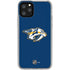NHL Nashville Predators Logo iPhone 11 Pro Clear Case