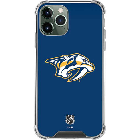 NHL Nashville Predators Logo iPhone 11 Pro Max Clear Case