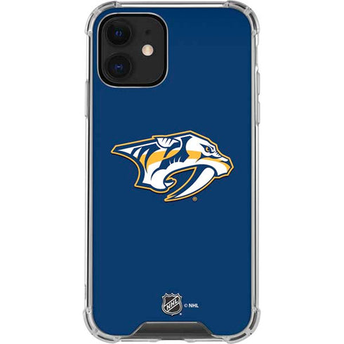 NHL Nashville Predators Logo iPhone 12 Clear Case