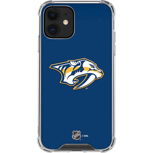 NHL Nashville Predators Logo iPhone 12 Mini Clear Case