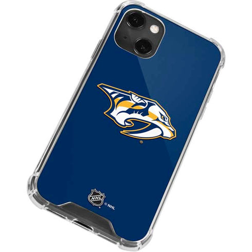NHL Nashville Predators Logo iPhone 13 Mini Clear Case