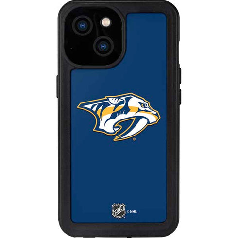 NHL Nashville Predators Logo iPhone 13 Mini Waterproof Case