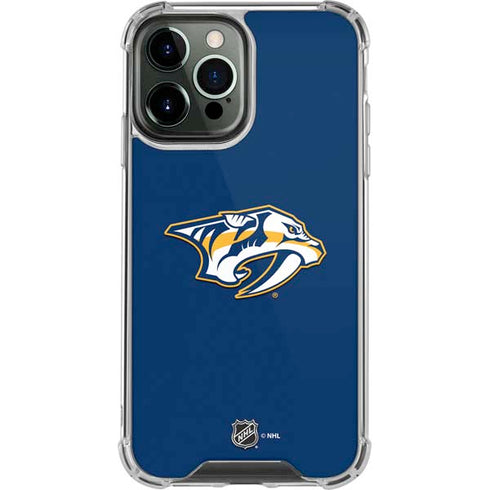 NHL Nashville Predators Logo iPhone 13 Pro Max Clear Case