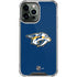 NHL Nashville Predators Logo iPhone 13 Pro Max Clear Case
