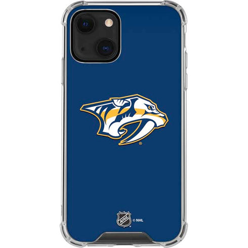 NHL Nashville Predators Logo iPhone 14 Plus Clear Case