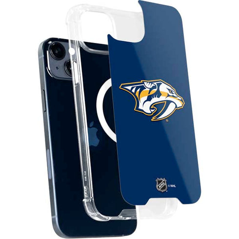 NHL Nashville Predators Logo iPhone 15 Plus MagSafe Case