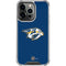 NHL Nashville Predators Logo iPhone 14 Pro Clear Case