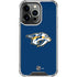 NHL Nashville Predators Logo iPhone 14 Pro Clear Case