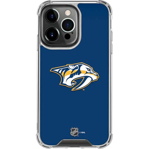 NHL Nashville Predators Logo iPhone 15 Pro Clear Case