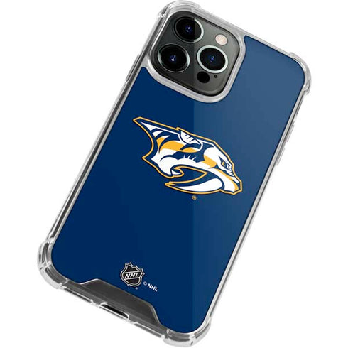 NHL Nashville Predators Logo iPhone 15 Pro Clear Case