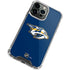 NHL Nashville Predators Logo iPhone 15 Pro Clear Case