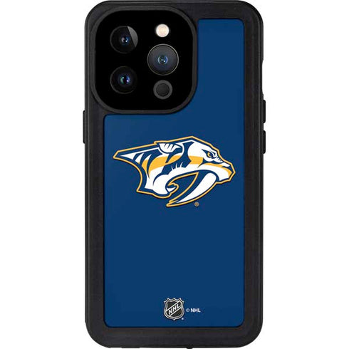NHL Nashville Predators Logo iPhone 14 Pro Waterproof Case
